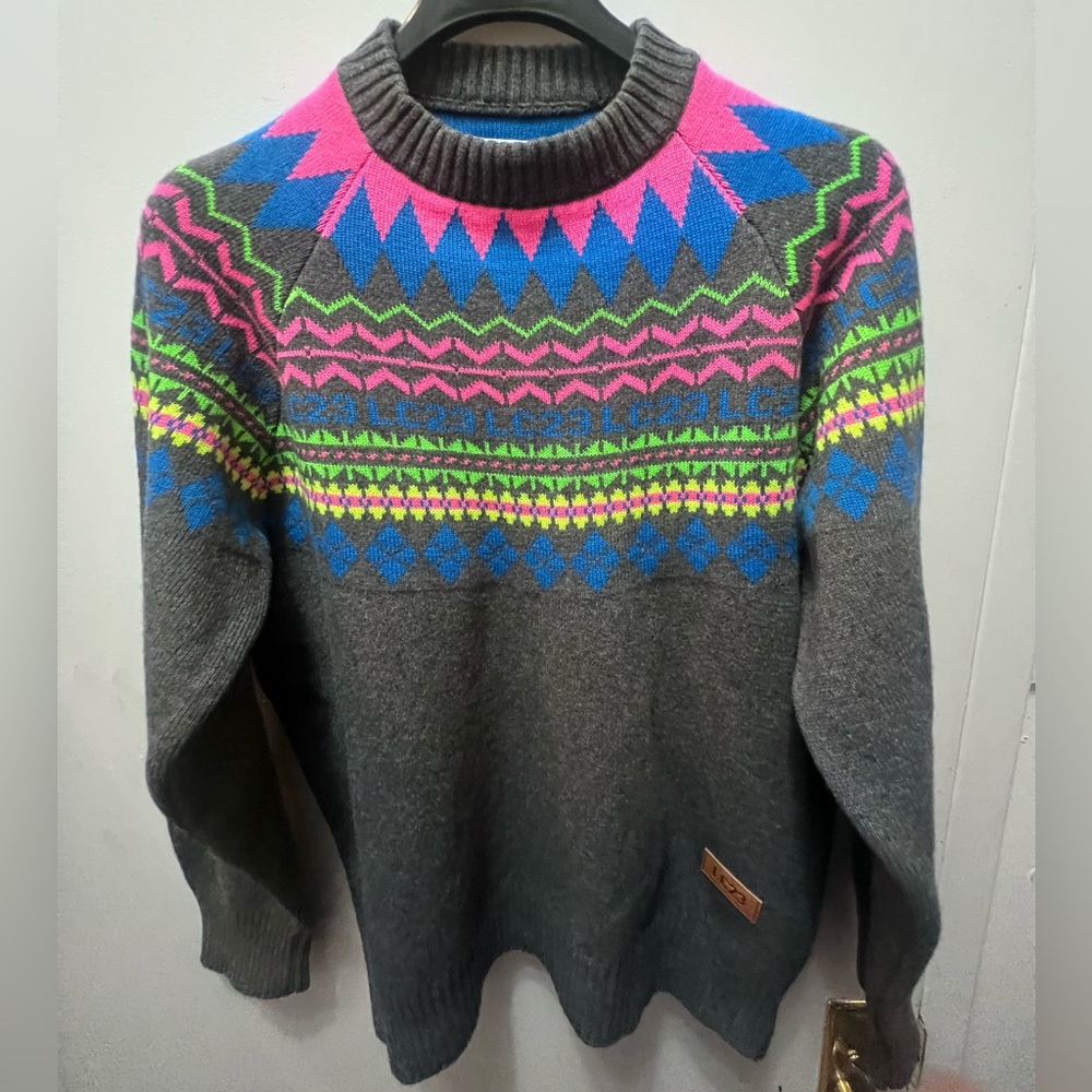 Norwegian wool-blend crewneck sweater